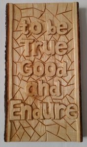 Länk till "To be True Good and Endure"